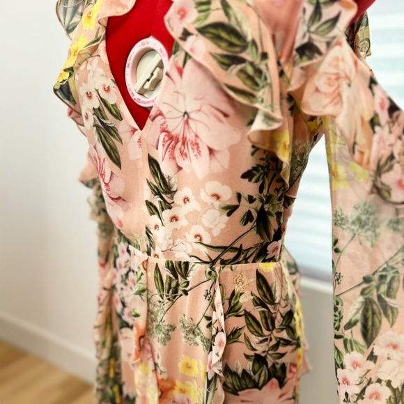 Nicholas The Label The Secret Garden Cold Shoulder Dress US Size 6 - Picture 4 of 11